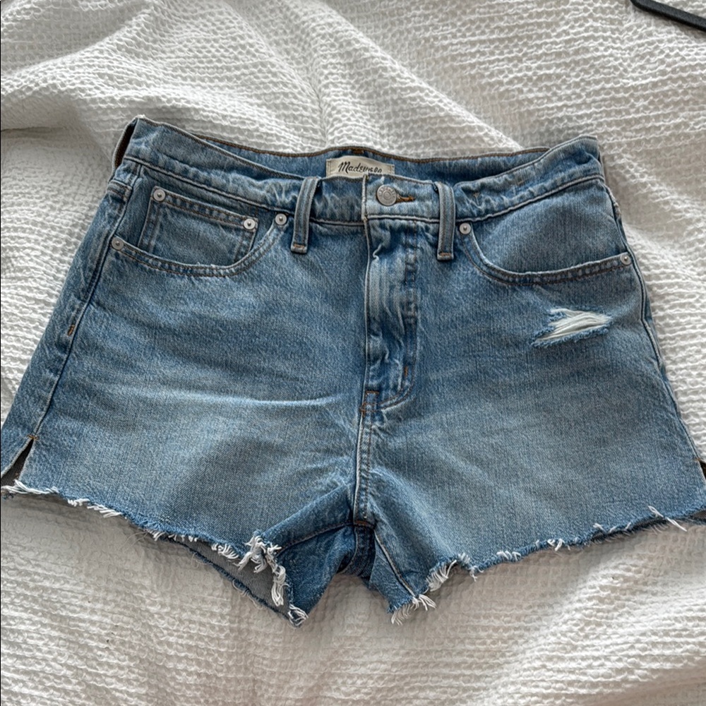 Madewell Women's Blue Denim Shorts
